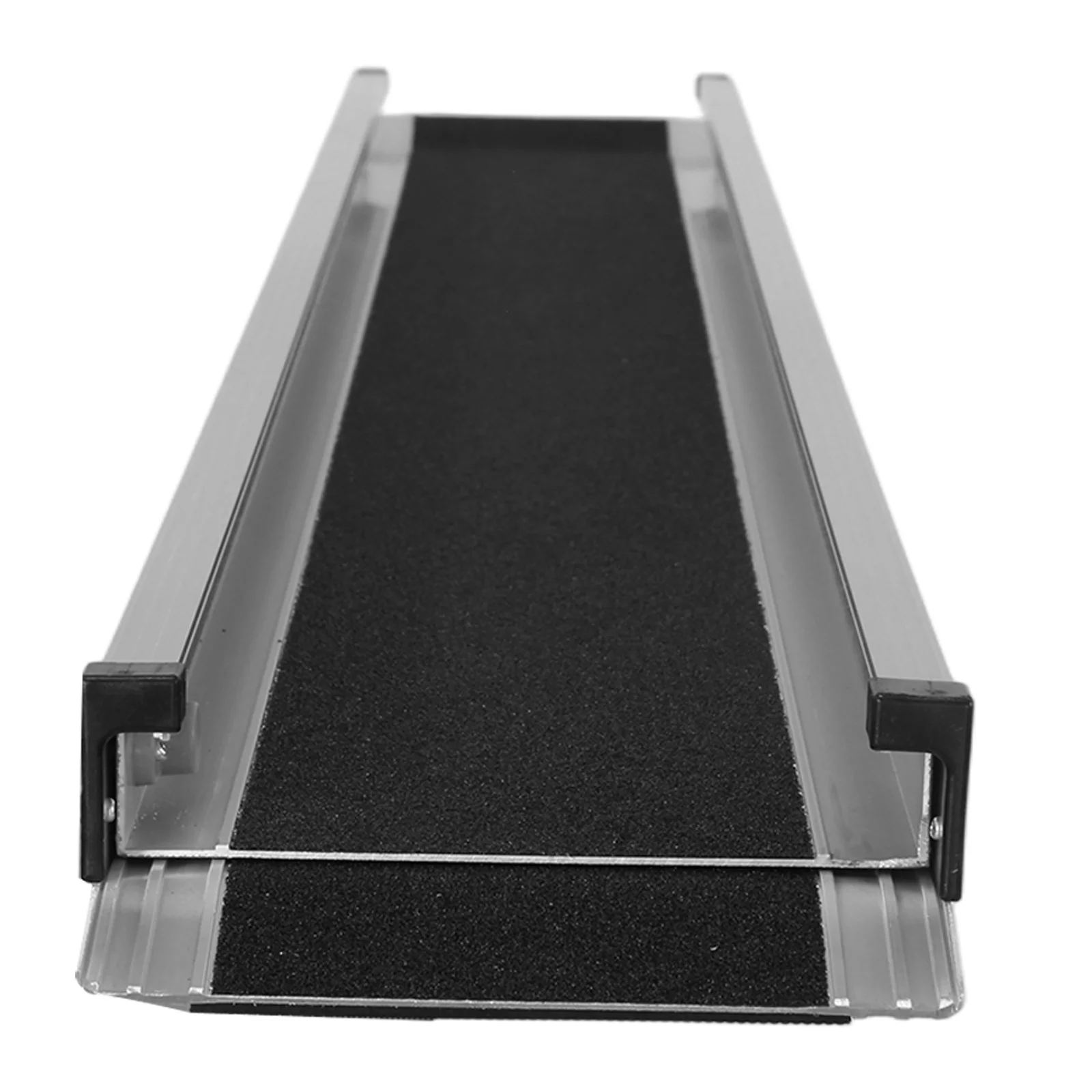 8 Feet Adjustable Aluminum Folded Handicap Ramp Portable Door Threshold Wheelchair Ramps Non-Slip 661 LBS Capacity for Doorways