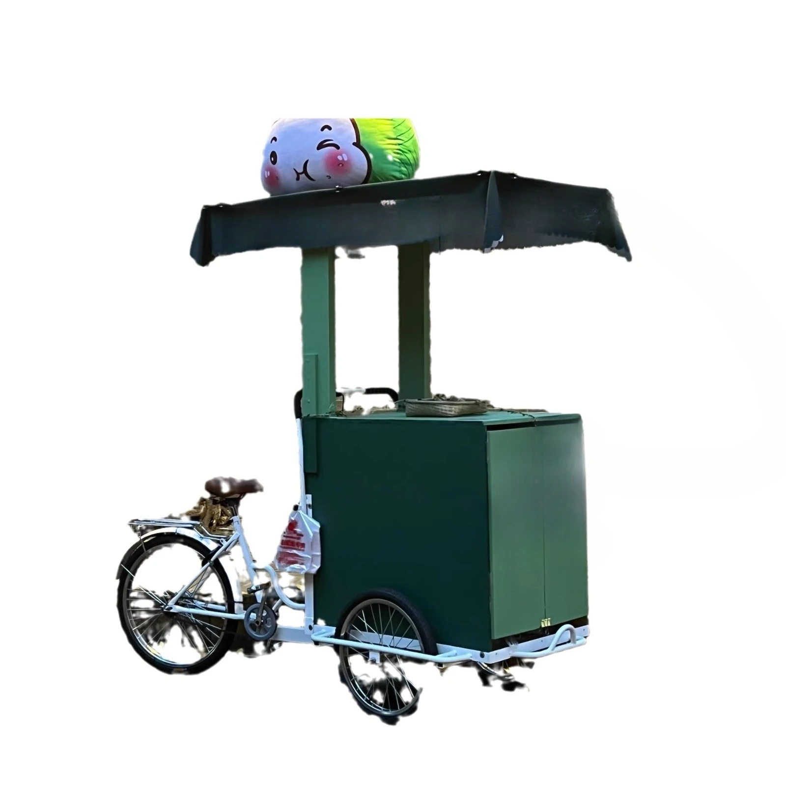stall tricycle can ride stall lemon tea display car