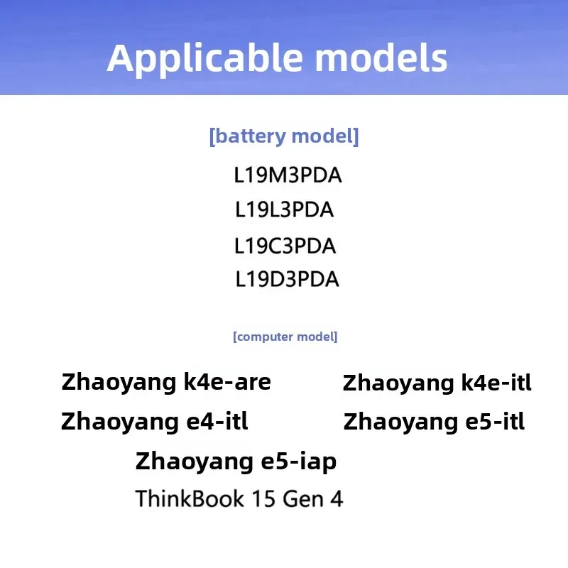 [L19M3PDA] for Lenovo Zhaoyang K4E-ARE ITL E4-ITL E5-IAP E5-ITL Battery Replacement Battery