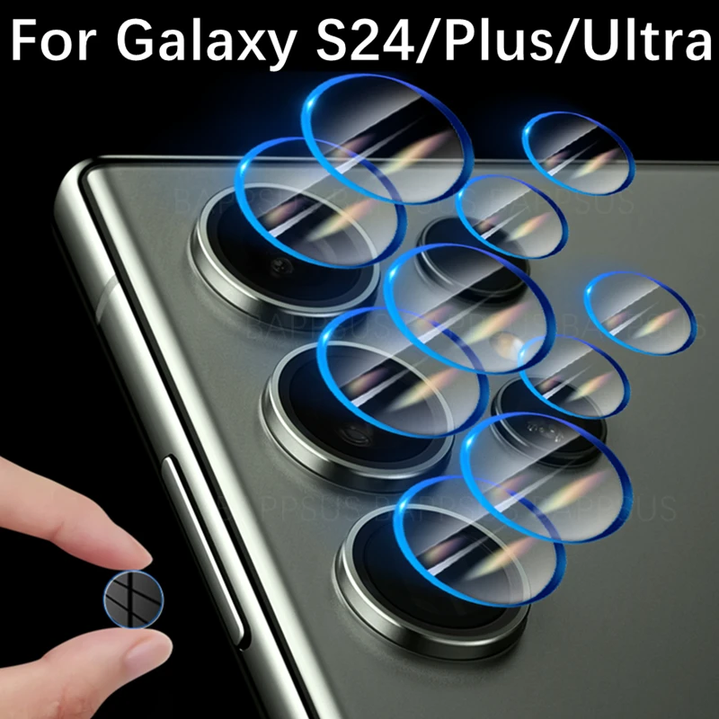 Camera Protector For Samsung Galaxy S24 Plus Ultra HDProtective Lens Film for...
