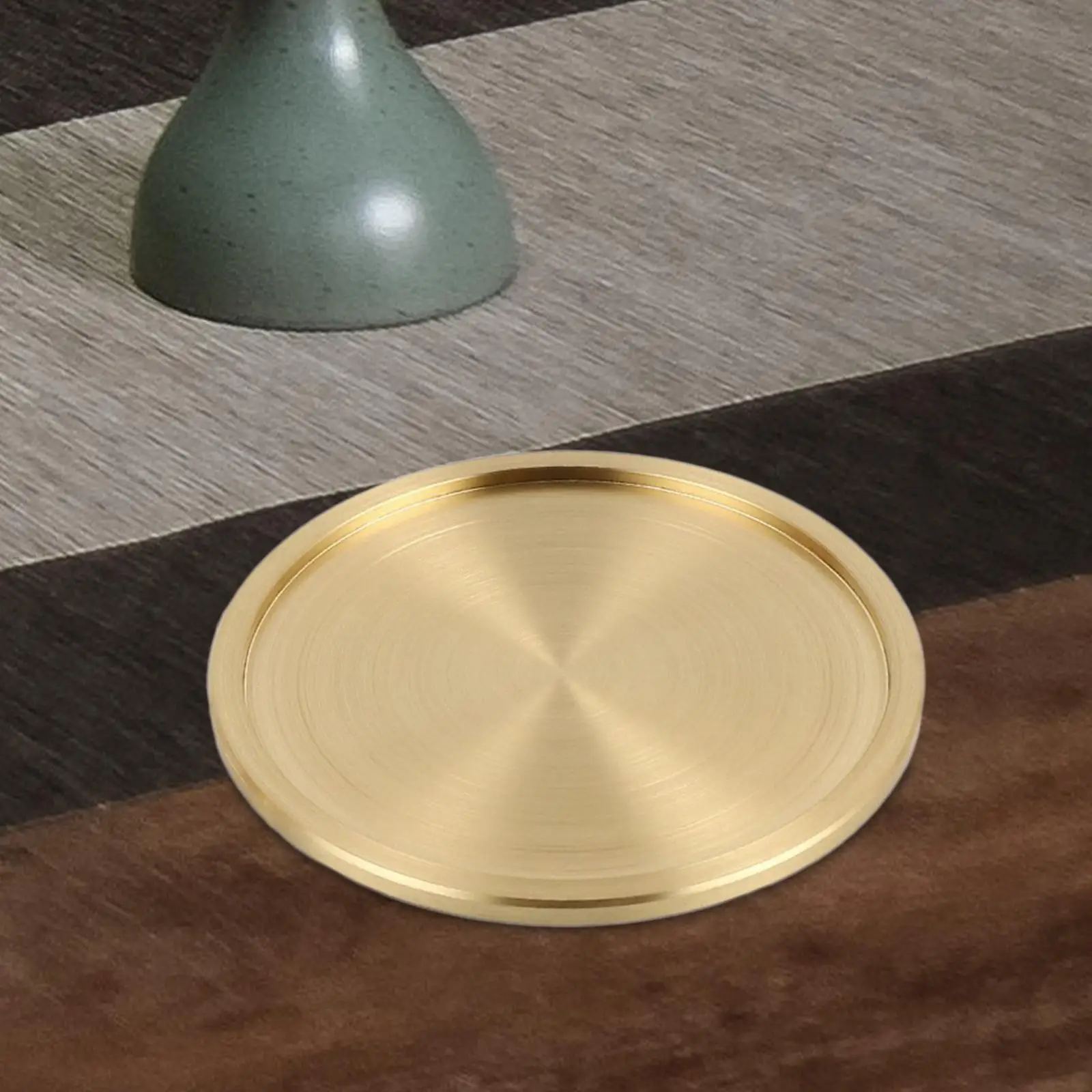 Metal Messing Coaster Koperen Ronde Beker Warmte-Isolatie Coaster Voor Thuis Tellers Keuken Theekop Matten Rond Antislip Koperen Decor