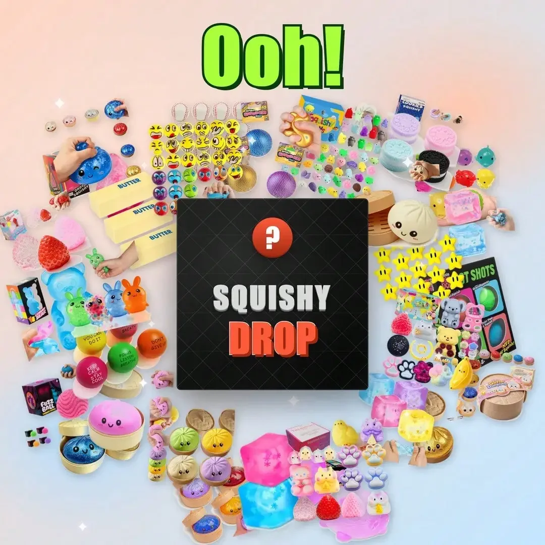 Rainbow Mystery Squish Blind Box - Sensory Squeeze Toy, Stress & Anxiety Relief Fidget Toy, Cute Surprise Pack For Teens Adults view 3