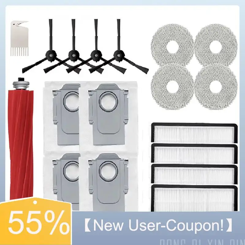 a60t-新しい掃除機交換部品メインブラシフィルターダストバッグ高品質の素材で作られています