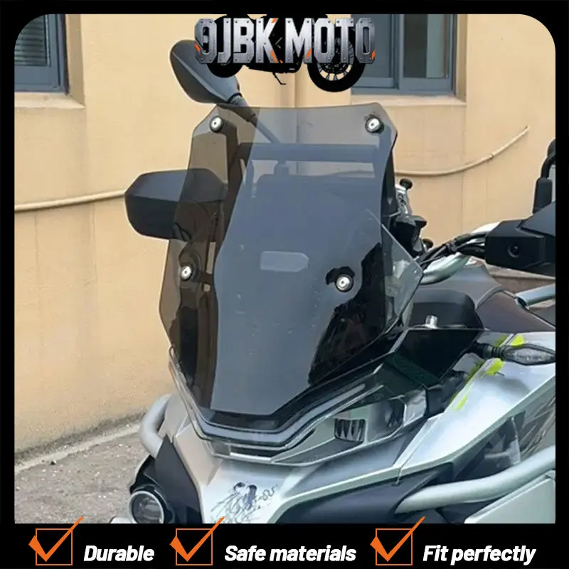 

For CFMOTO 800MT Front Windshield Competitive Style Thickened Windshield Modified Chest Guard Baffle Deflector Windshield