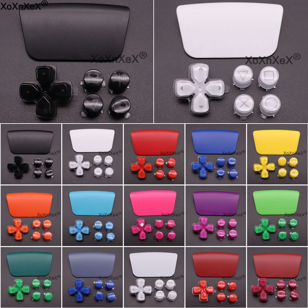 1 Set DIY Dpad Key ABXY Buttons Set Repair Part Replacement Touch Custom Plastic Touchpad For PS5 BDM-010 V1Controller