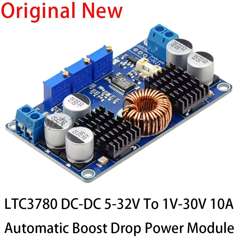 LTC3780 DC-DC 5-32V to 1V-30V 10A Automatic Step Up Down Regulator Charging Module Power Supply module For Arduino