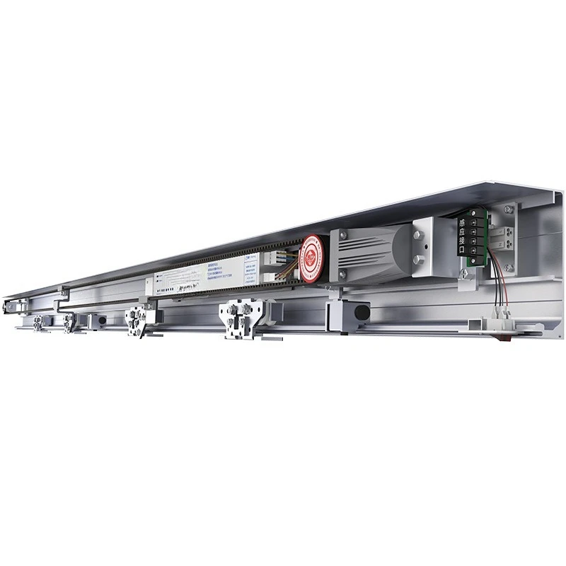 Automatic induction door unit Electric track translation glass door