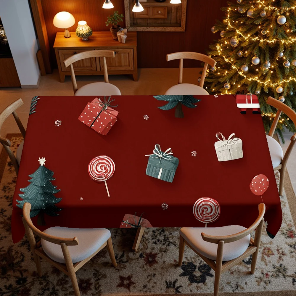 Cute Animal-Patterned Tablecloth Restaurant Kitchen Tablecloth Living Room Home Decoration Rectangular Party Decoration