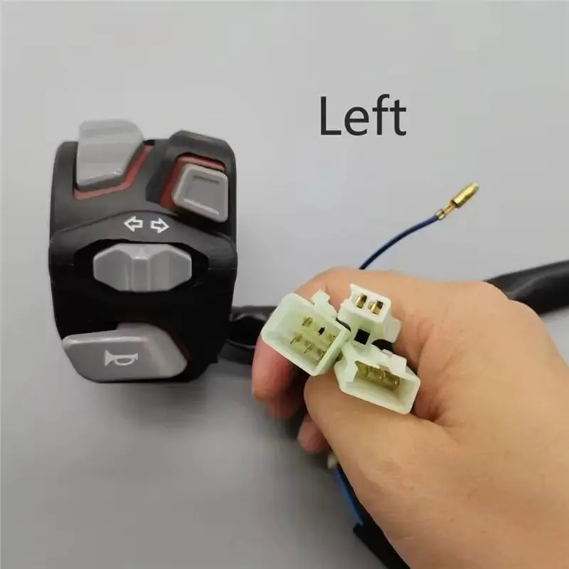 Top-Rated Motorcycle Handlebar Switch Switch With Headlight Warning Switch With Turn Flash Light Signal Red