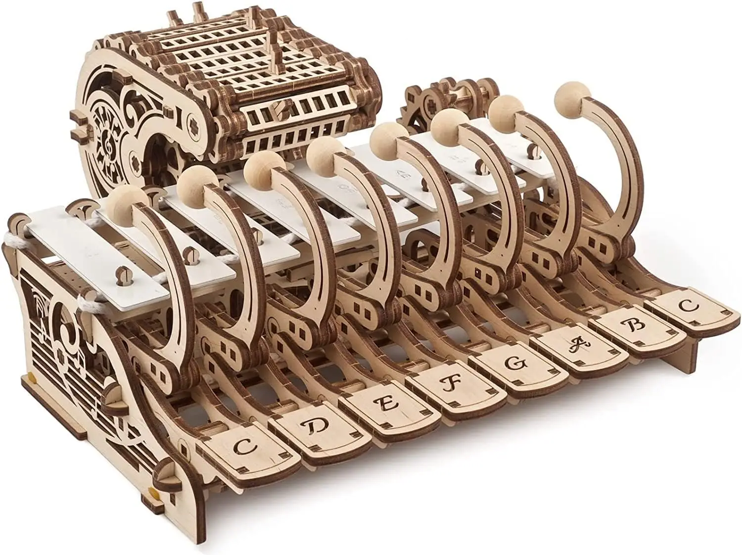 

Celesta 3D Mechanical Puzzle - Multifunctional Musical Instrument with Piano, Music Box and Xylophone - 3D Wooden Puzzle for Adu