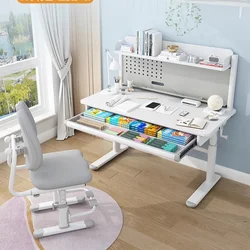 Juego De sillas y muebles para niños, Escritorios De enseñanza primaria, trona, escritorio De estudio para niños pequeños