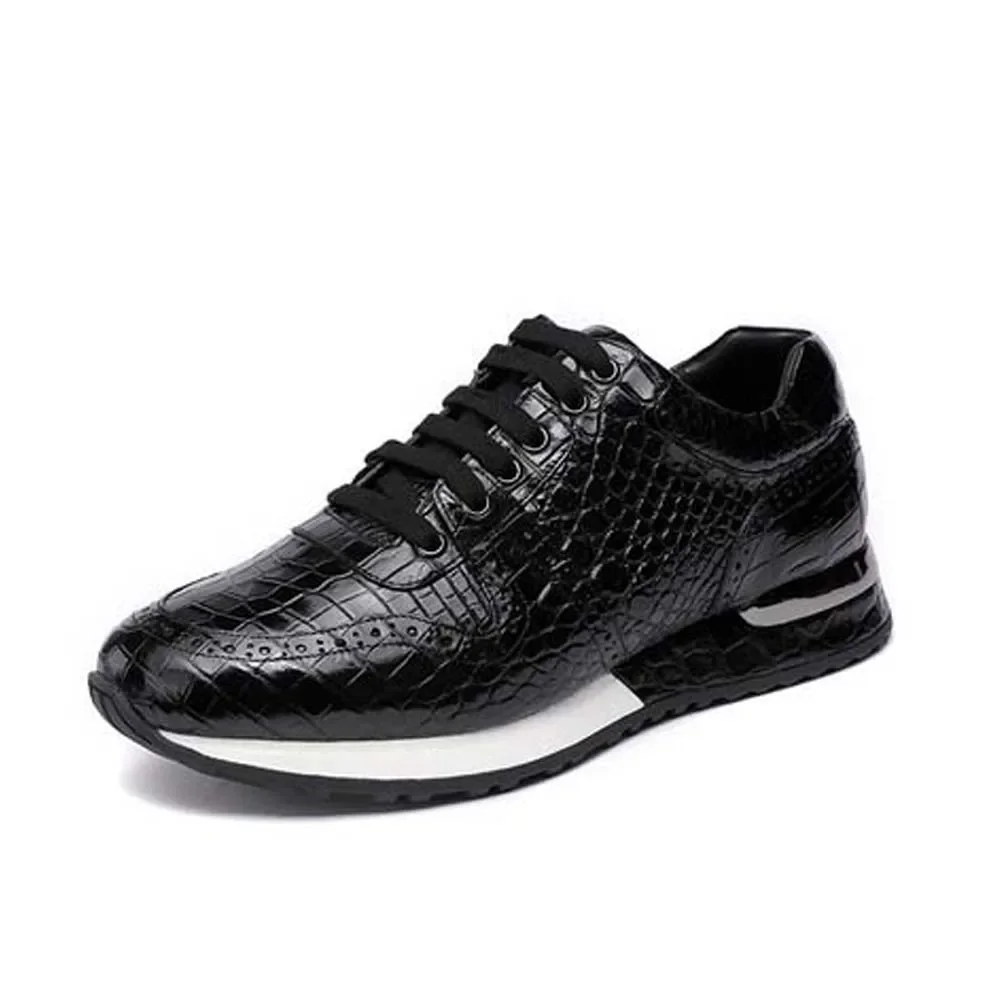 

Hulangzhishi, Новое поступление, мужская обувь для отдыха, мужская обувь из крокодиловой кожи