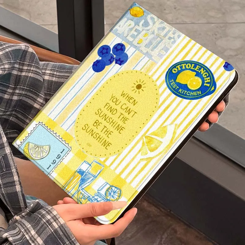 

Art Collage Pattern Case For iPad Pro 10th 11th 5th 6th 7 8 9 2 gen 11 13 M4 M5 10.2 9.7 12.9 10.5 10.9 Inch Tablet
