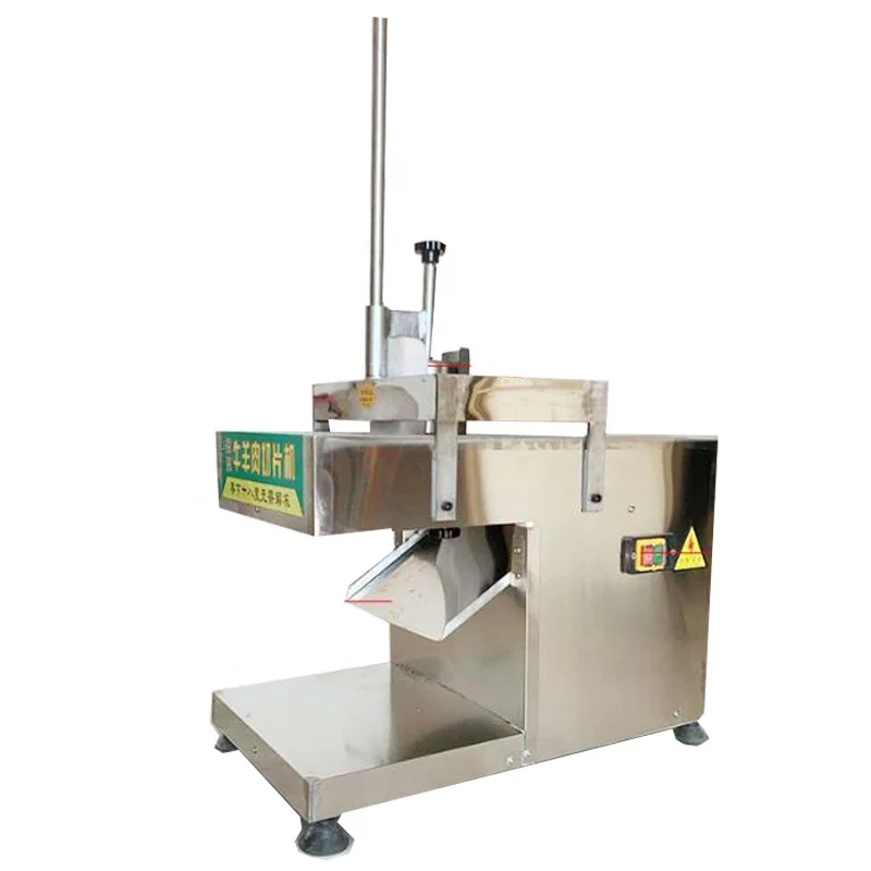 Automatic Stainless Steel Electric Freezing Meat Slicer Cut Lamb Roll Mutton Beef Sausage Bacon Flaker Forming Making Machine