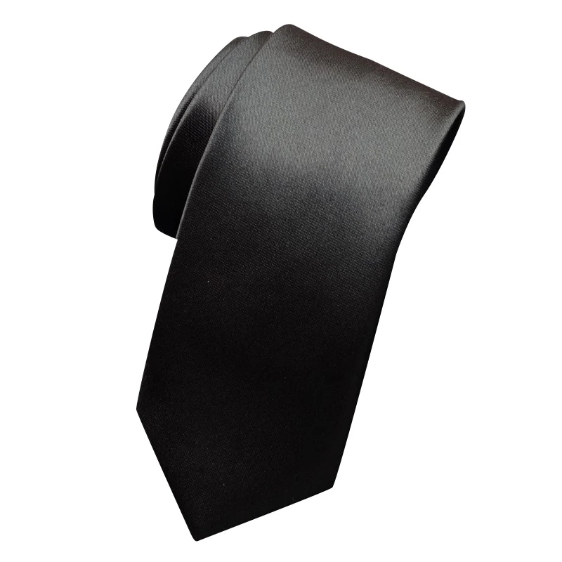 Free Shipping Ikepeibao Narrow Slim Men's Shiny Tie 2Inch Skinny Poly Satin Neck Ties