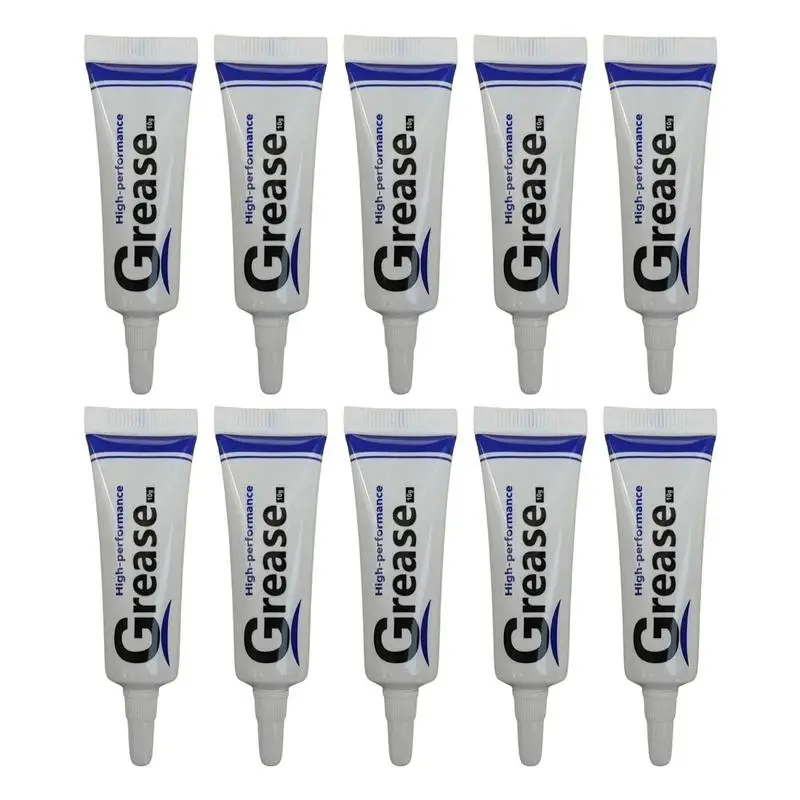 10pcs Waterproof Food Grade Silicone Lubricant Grease For O Rings Ring Faucet Plumbers 10g Home Improvement Sealant Valve Grease