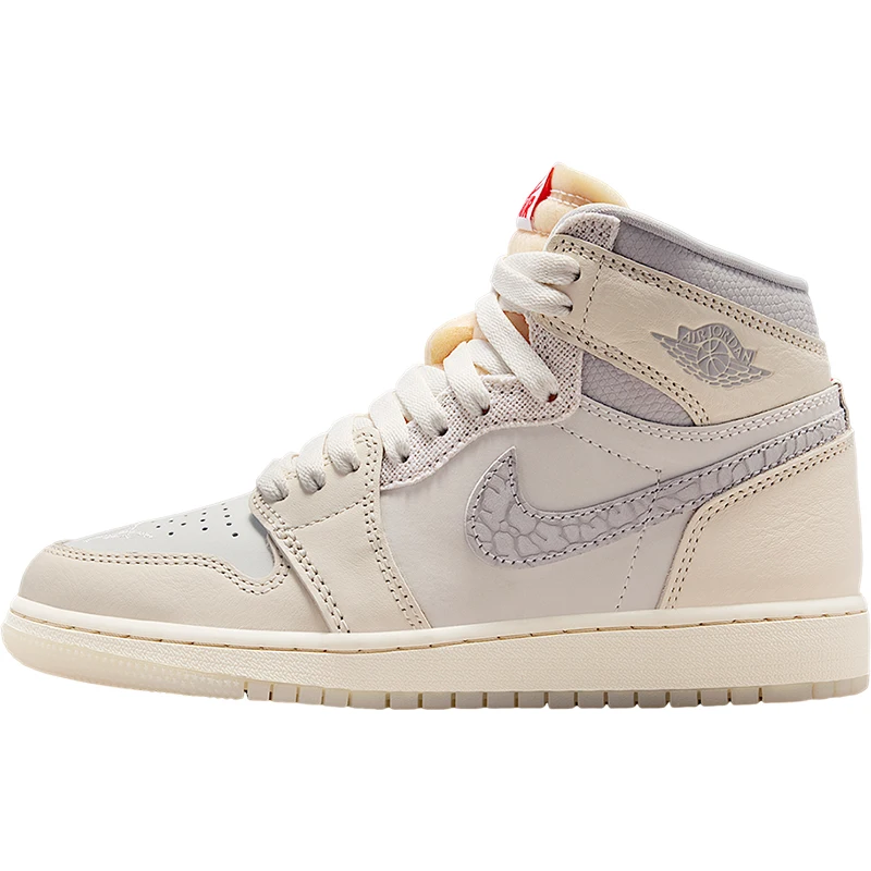 Nike genuine JORDAN GS women's high top wear-resistant basketball shoes IH4281-100 - view 5