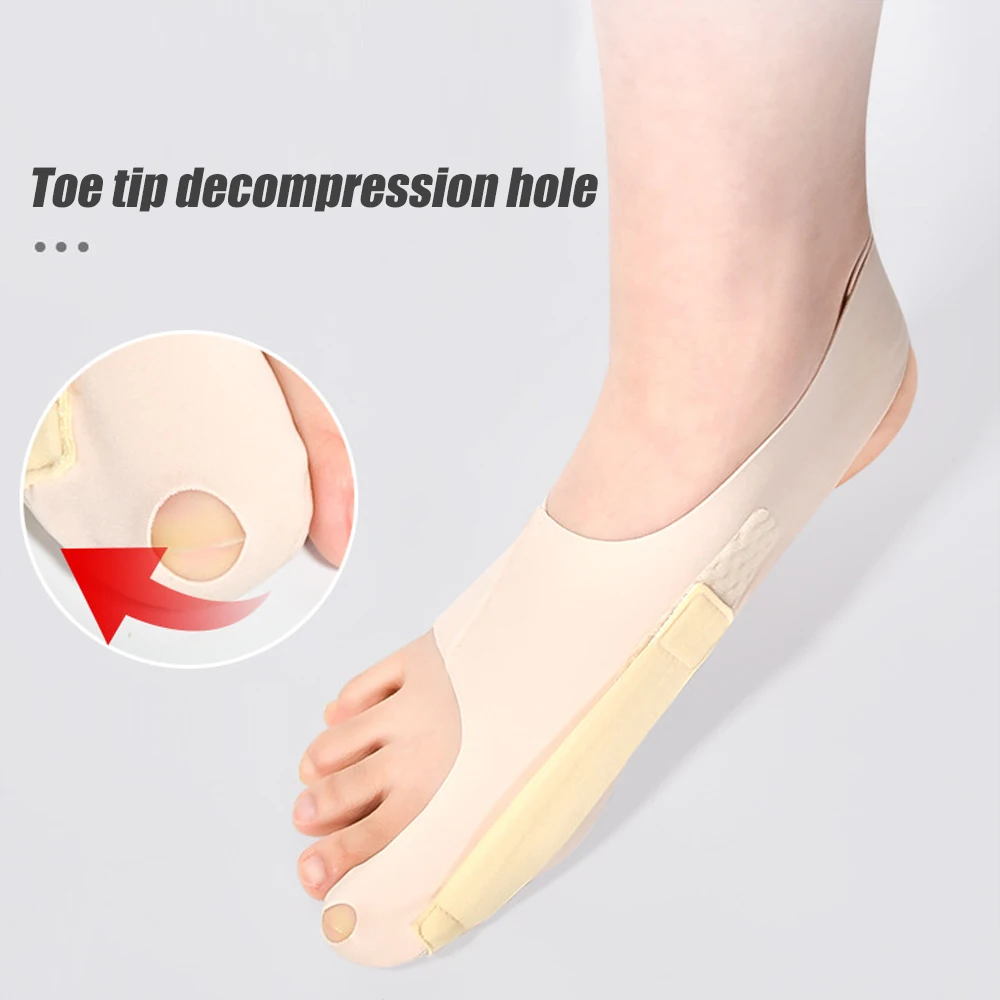 1PC Big Toe Bunion Corrector Adjustable Orthopedic Socks Toes Separator Pain Relief Hallux Valgus Feet Protector Foot Care Tools