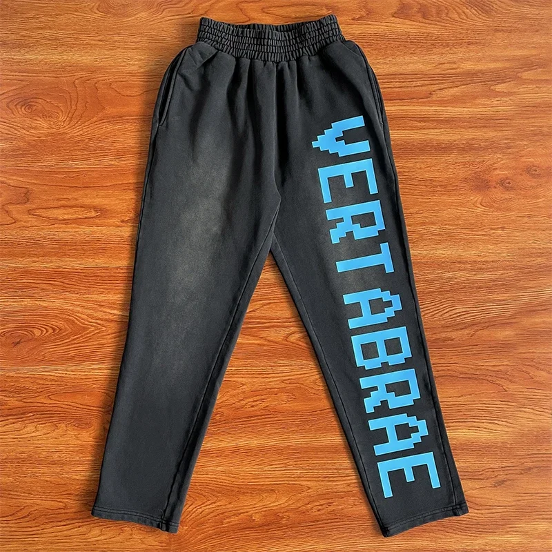 Vertabrae sweatpants Wash water three-dimensional printed sports casual pants