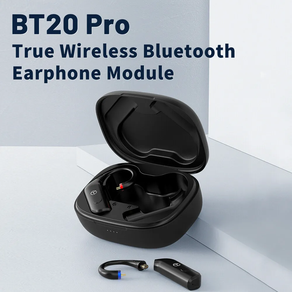 TRN BT20 Pro Bluetooth Module With 0.78mm/0.75mm/MMCX/QDC/S/C Pin Wireless Ear Hooks For KZ Castor ZSN PRO ZVX BLON 7H Earphone