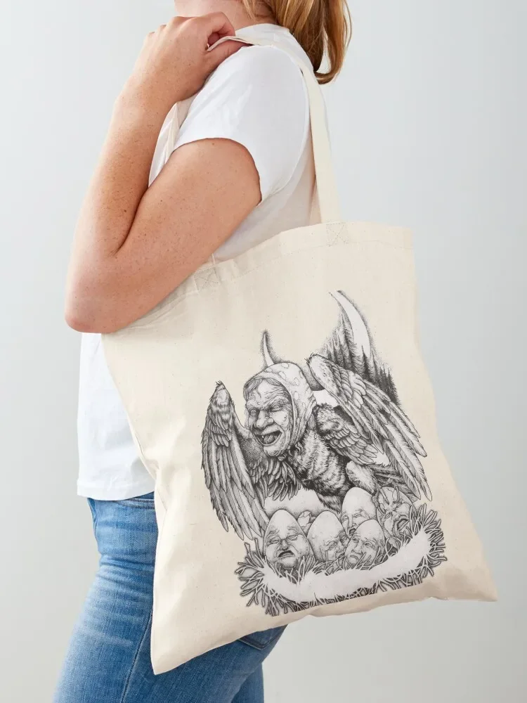 Old Forest Witch Tote Bag women bag custom canvas bag