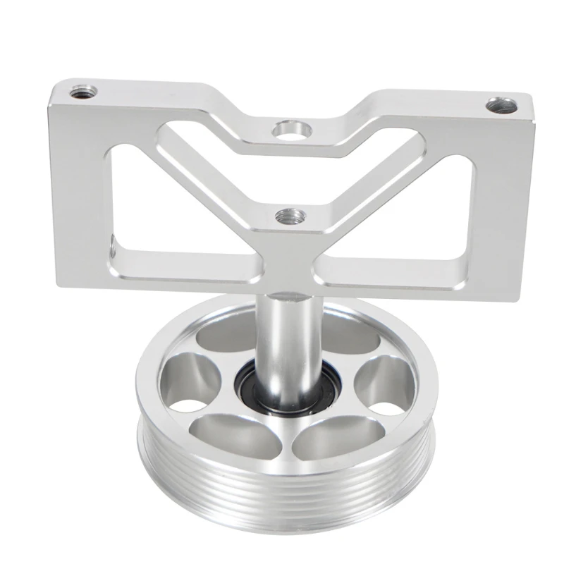 

Billet Competition Air Pump Idler Bracket med remskive til Ford Mustang 5.0 (1979-1995)