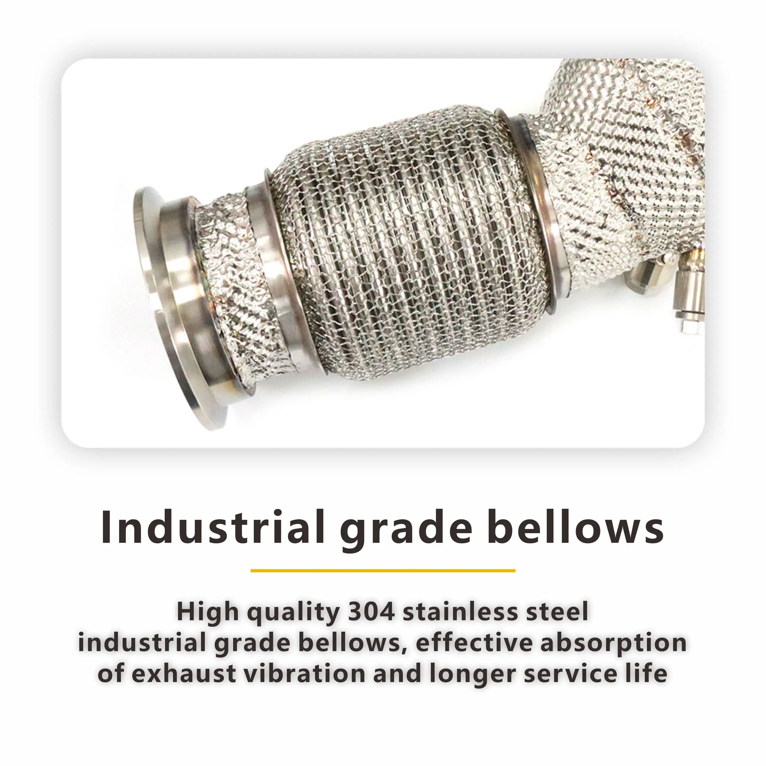 أنبوب MANX OPF لأودي R8 V10 2022 + نظام عادم خفيف الوزن عالي الجودة درع حراري محفز زيادة الطاقة #4