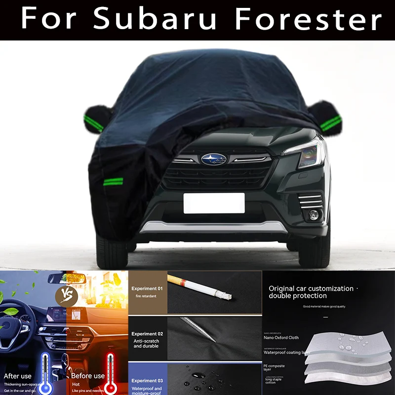 

For Subaru Forester Outdoor Protection Full Car Covers Snow Cover Sunshade Waterproof Dustproof Exterior Car accessories