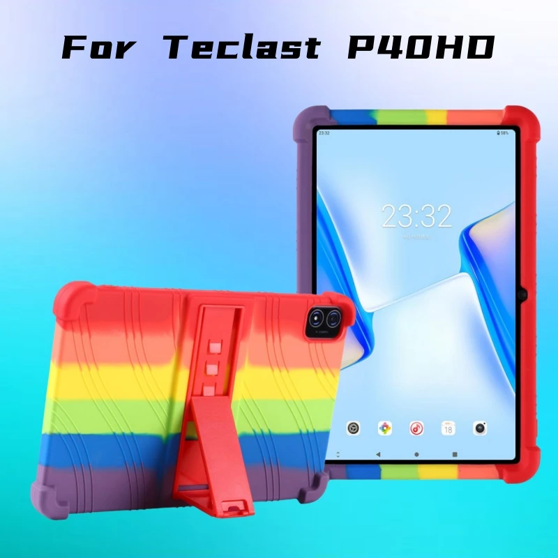 Coque de protection en silicone souple pour tablette, étui sûr pour enfants, housse de support, 10.1 ", dernier patch, P40HD