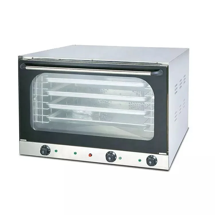 Ovens Bakery Equipment Commercial 4 Trays Electric 50 Motor New Product 2020 1 Piece Convection Oven Stainless Steel Provided