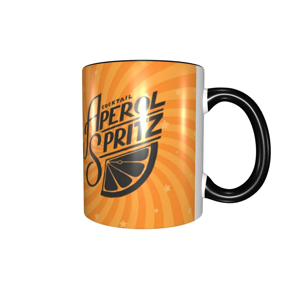 Customized A-Aperols Coffee Mug DIY Cocktail Alcohol Drink Ceramic Mug Cup Creative Present