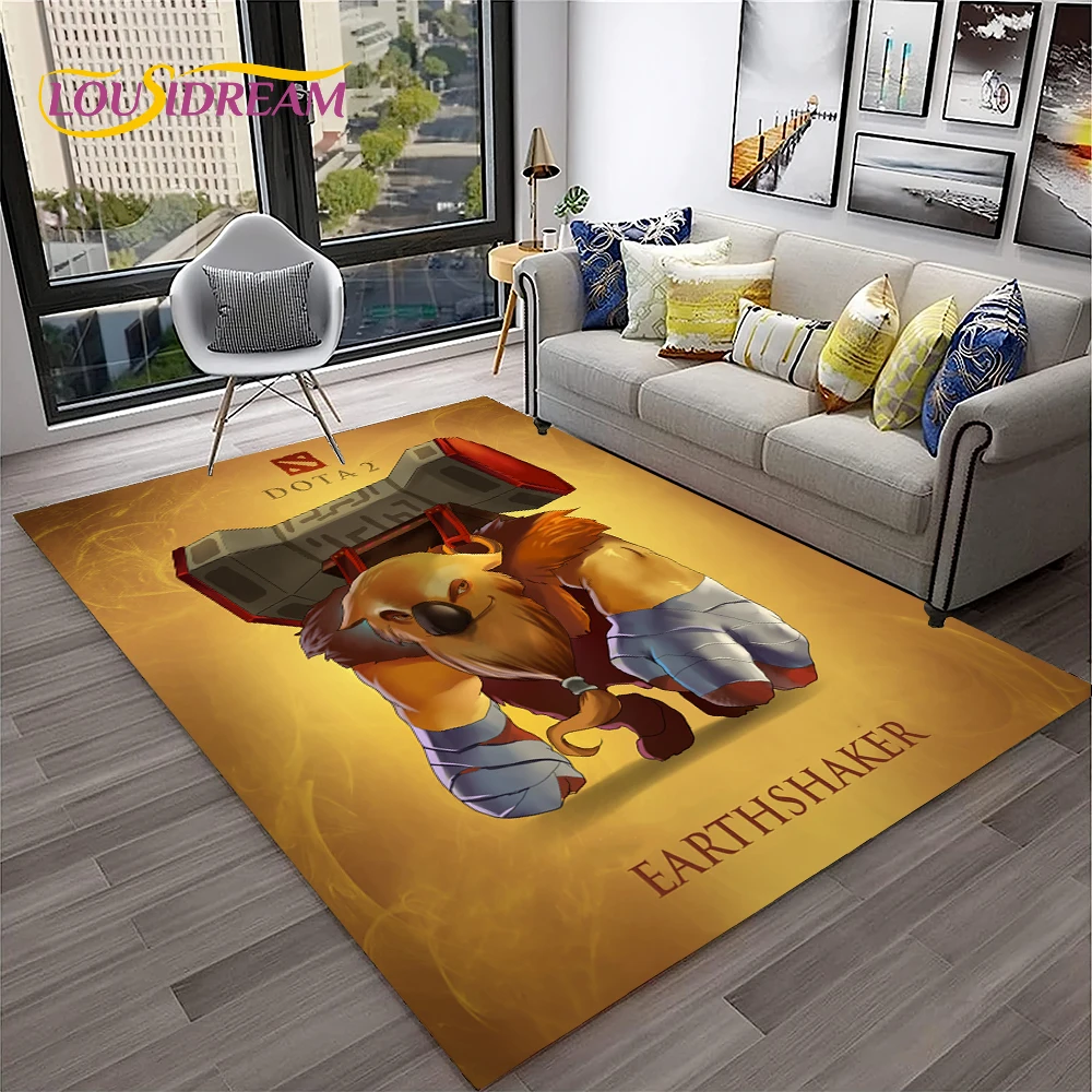 

3D Dota2 Classics Game Gamer HD Carpet Rug for Home Living Room Bedroom Sofa Doormat Decor,kids Play Area Rug Non-slip Floor Mat