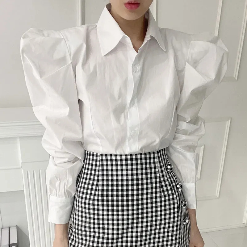 Csa Retro de estilo de Hong Kong a rayas para mujer, csa hoada informal de manga larga con diseño de hombros descubie...