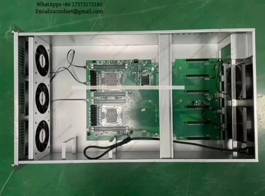 k3 Dual X99 6-GPU AI Training Supercomputer Desktop Motherboard Inline Graphics Card Platform for Model Computing
