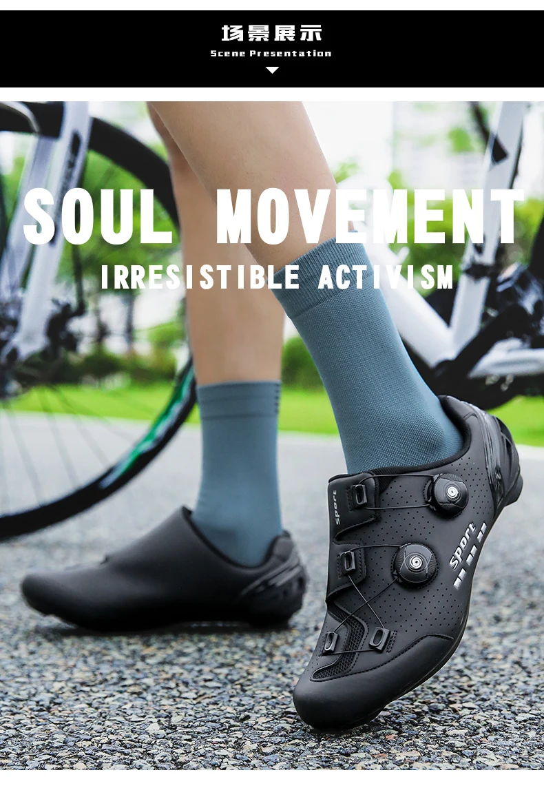 Professional Man Cycling MTB Shoes Road Cycling Flat Pedal Bike Sneaker Racing Women Flat Pedal Bicycle Spd Biking Footwear
