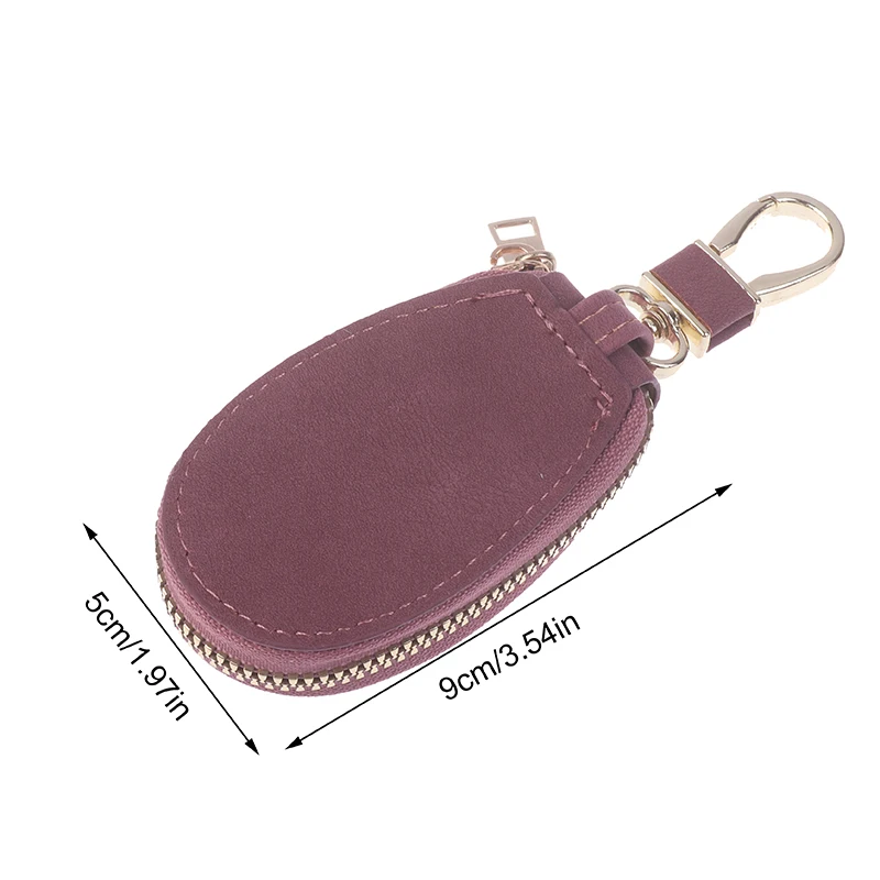 Unisex PVC Key Case For Car Key Wallet Pocket Key Holder Pouch Keys Organizer Large Capacity Zipper Key Case Bag