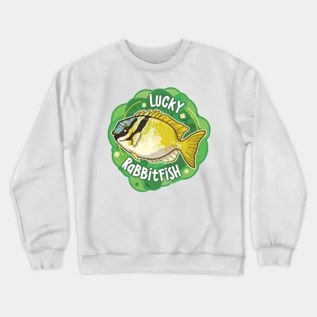 

Autumn and Winter Style LuckyFish - Cartoon - Humor Sweatshirt, "Charming Lucky Rabbitfish" Graphic for A Trendy and Witty Look