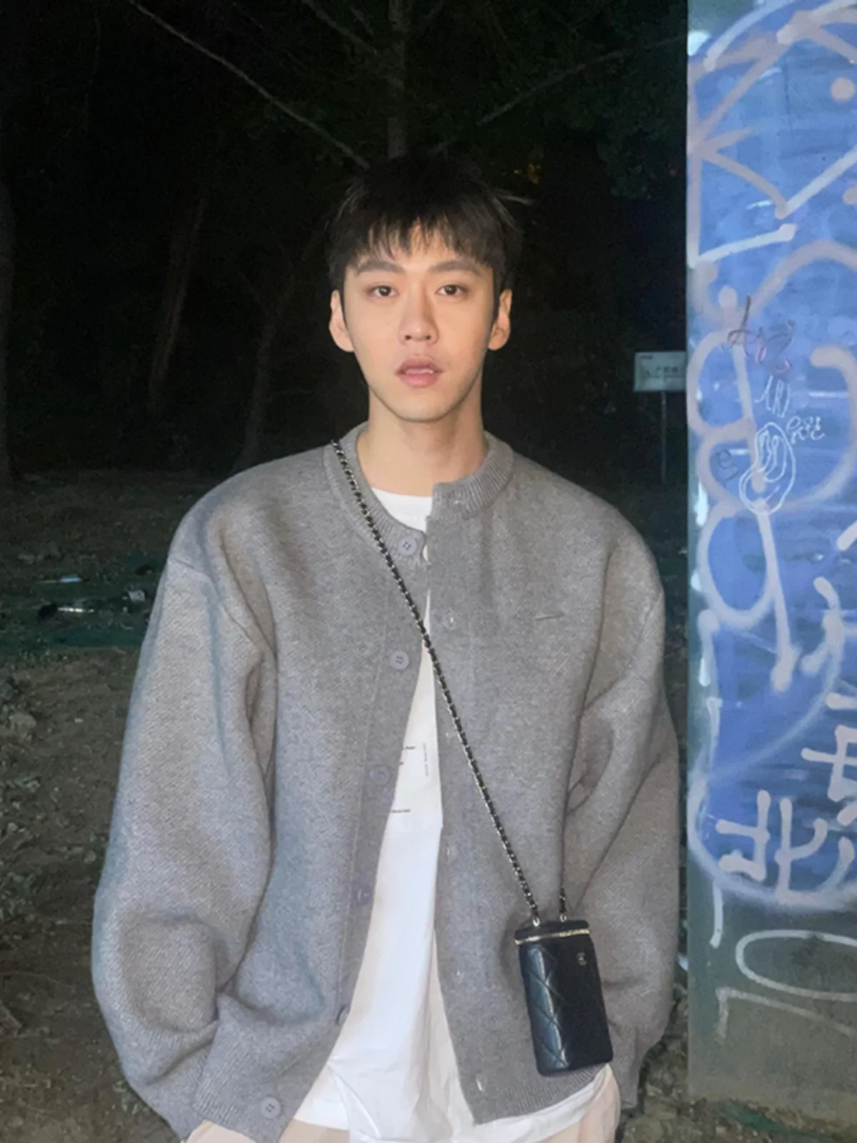 

Мужской вязаный кардиган-свитер с воротником-стойкой в американском ретро-стиле, осенний, свободного кроя, повседневный, с длинными рукавами