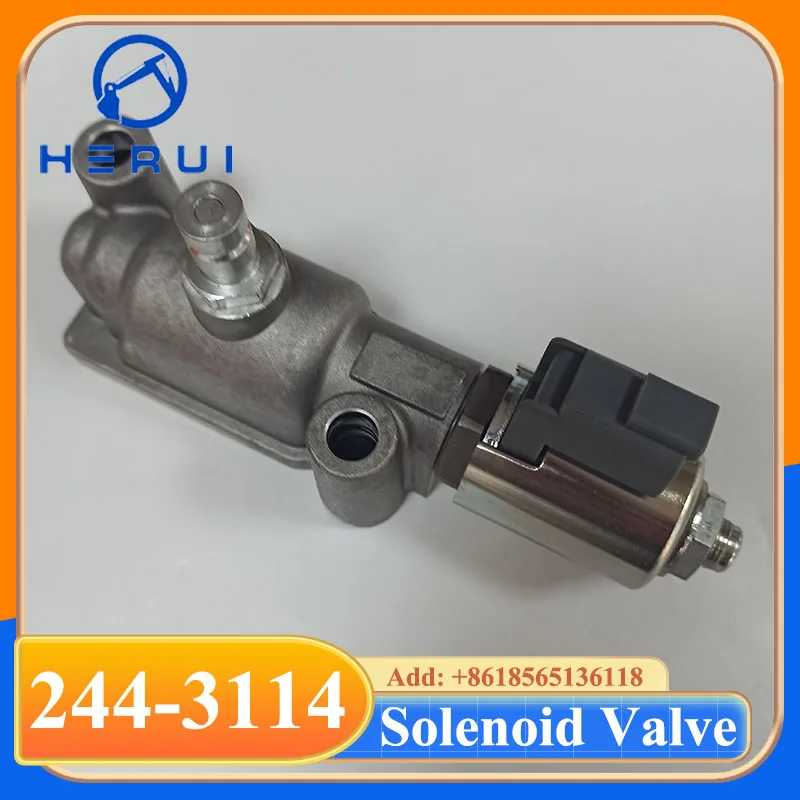 244-3114 2443114 Solenoid Valve Assembly Modulating Valve Assembly For 525B 621H 924G 928H