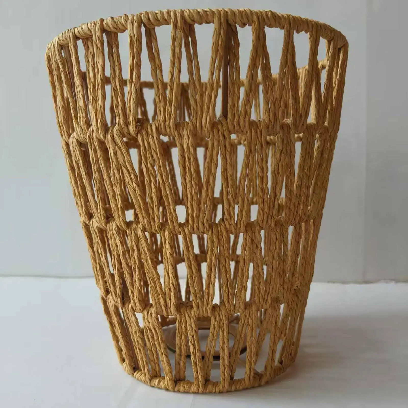 Vintage Chinese Design Pendant Lamp Shade Handwoven Accessory Home Decor Light Cage Cover for Kitchen Island Hotel Studying Room