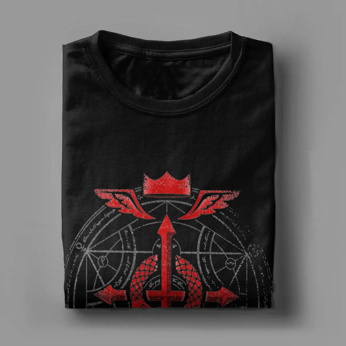 T-shirt manches courtes col rond homme, décontracté, en coton, avec logo Flamel, animé japonais Fullmetal Alchemist