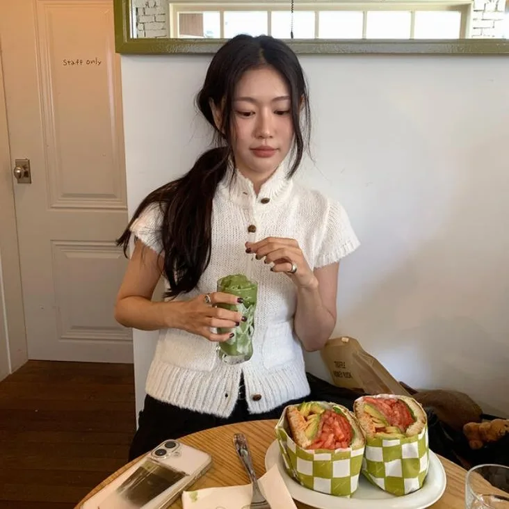 أنيقة محبوك ort Sve سترة معطف المرأة عالية الياقة طبقات تصميم الشتاء Faion الكورية Sle ملابس داخلية عادية Oute...