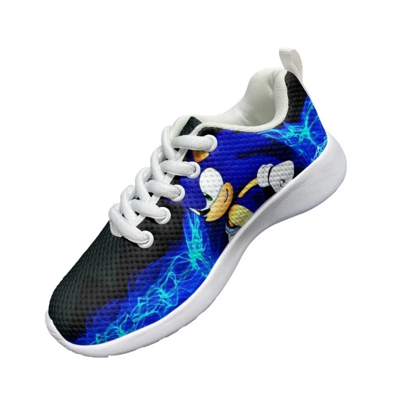 Sonic The Hedgehog Kids Sneakers Anime Cosplay antypoślizgowe miękkie podeszwa malucha buty dziecięce dla chłopców dziewczynka oddychające buty do