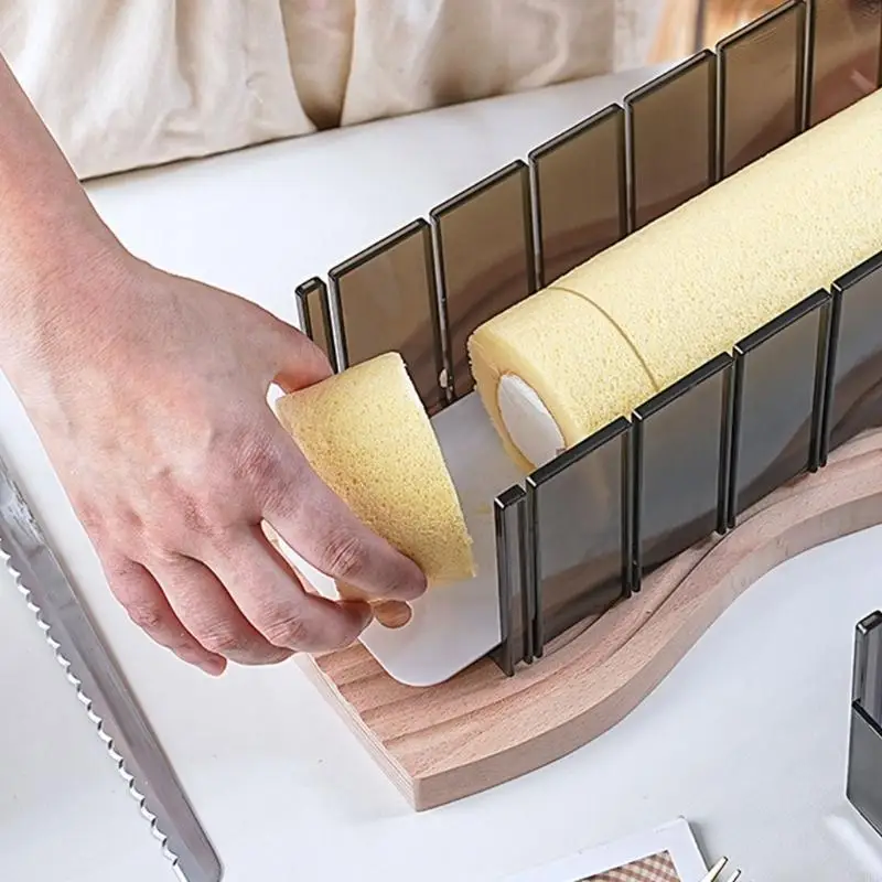 Herramienta profesional para hornear, práctico uniforme, porciones pastel, cortador creación, división precisa N2UD