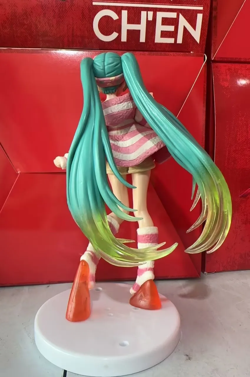 20CM Anime Hatsune Miku Hause Kleidung Pyjamas Dress Up Stehende Modell Spielzeug Geschenk Für Kinder Sammlung PVC Action Figure Boxed – Detail 2
