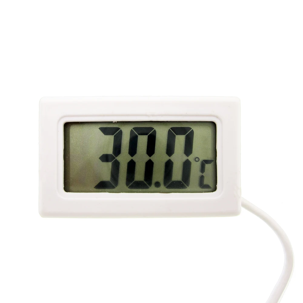 new 1pc LCD Display Car Refrigerator Aquarium Fish Tank Embedded Electronic Digital Thermometer