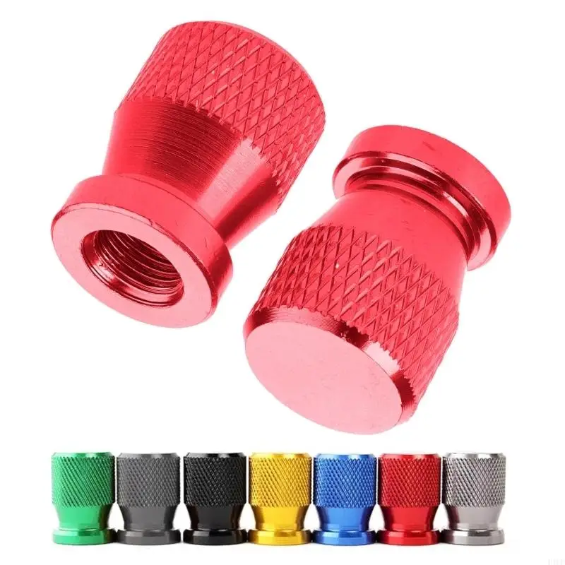 F1CF Stylish Motorcycle Bike Wheel Tire Valves Stem Caps, Colorful and Protective for Riders Personalization Look Secure Fit