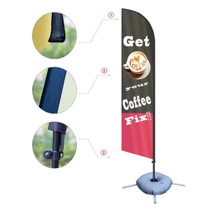 Özel baskılı bayrak, tüylü plaj bayrağı, berber dükkanı ve spa, güzellik salonu, spor, yarış, masaj, kahve, sosisli dondurma, süt, fırın, spor salonuna uygunluk bayraktaki en büyük satışların 12'si bir - №9