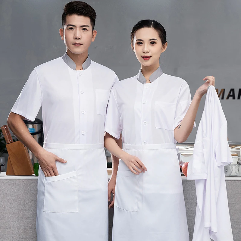 uniforme-de-chef-para-servico-de-alimentos-jaqueta-de-cozinha-para-restaurante-360-°-camisa-de-cozinheiro-de-hotel-de-manga-curta-uniforme-respiravel-e-fresco-cor-solida
