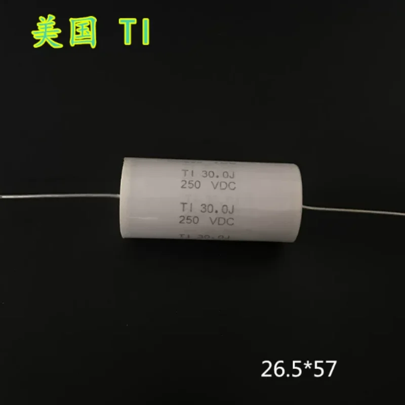 1pcs-10pcs axial non-polar capacitor 30UF 250V 336 frequency divider capacitor TI from the United States